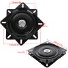 2 Pack 8 Inch Heavy Duty Bar Stool Swivel Replacement, 500lbs Capacity 360 Degree Square Swivel Chair Base Mechanism Seat Swivel Base Bar Stool Swivel Mount Plate for Barstools Recliner Chair Boat view 2