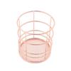 VALINK Wire Iron Storage Basket Rose Gold Durable Home Office Desk Shelf Desktop for Kichen Cabinets Bedroom Bathroom view 4