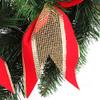 20" Handcrafted Northern Spruce Wreath, Red Ribbon with Real Touch Feel, Perfect Front Door Christmas Holiday Dcor for Home, Office, Party & Events view 2