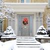 20" Handcrafted Northern Spruce Wreath, Red Ribbon with Real Touch Feel, Perfect Front Door Christmas Holiday Dcor for Home, Office, Party & Events view 4