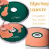 4 Fruit Leather Silicone Dehydrator Sheets with EDGES - NON-Toxic Compatible With Presto Round Dehydrators Lip Mold Hold Batter Liquid Fruit Roll Up Circle ReUsable Flexible No Stick view 3
