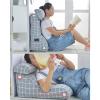 Backrest Triangular Wedge Cushion Reading Pillow Lumbar Pad for Sofa Bed Headboard Backrest Positioning Support Neck view 3