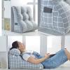 Backrest Triangular Wedge Cushion Reading Pillow Lumbar Pad for Sofa Bed Headboard Backrest Positioning Support Neck view 2