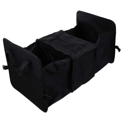 FAVOMOTO Foldable Car Storage Box Oxford Cloth Insulation Container for Trunk Scratch-resistant Space-saving Organizer for Travel Hiking and Outdoor Activities