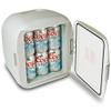 Coors Light Mini Fridge - 12 Can Refrigerator for Bedroom Office, Portable Table Top Beverage Cooler, 12V 110V Refrigerador for Drinks, Soda, Wines, Use in Car, Dorm, Outdoor view 2