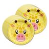 Giraffe Birthday Party Supplies - Jungle Animal Party Supplies - Zoo Animal Party Supplies - Giraffe Themed Party Supplies | Tableware Set Includes Plates, Napkins and Cups | Kit for 16 Set view 2