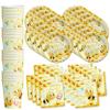 A Baby is Brewing Baby Shower Party Supplies Set Plates Napkins Cups Tableware Kit for 16 view 1