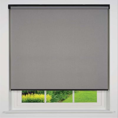 Linen Avenue Cordless Sierra Light Filtering Roller Shade, Light Grey 67 1/2 W x 66 H (Arrives 1/4" Narrower)