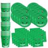 Alligator Birthday Party Supplies - Baby Alligator Tableware Set for Boy's Birthday - Kit Includes Plates, Napkins and Cups - For 16 Guests view 1