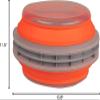 CanCooker Batter Bowl XL: Collapsible, Mess-Free, Dishwasher and Microwave Safe, Chemical-Free in Vibrant Orange view 2
