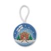 Snow Globe Needlepoint Ornament by Smathers & Branson view 1