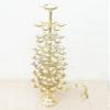 Tangerine Traditional 51-Petal Brass Ganga Aarti Diya | 7-Tier Step Oil Lamp | 20 Inches Tall | Handcrafted Temple Diya for Puja, Aarti, and Festivals view 3