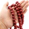 2pcs Wooden Beads Garlands Christmas Tree Wine Red Wood Bead Garlands Fireplace Wall Hanging Decorations for Party Home Decor view 3