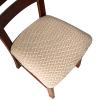 Genina Seat Covers for Dining Room Chair Seat Slipcovers Kitchen Chair Covers (Khaki, 2 Pcs) view 1