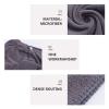 Cabilock Mens Shower Wrap Bath Towel with Snap Closure Microfiber Wearable Bath Skirt Soft Blanket Robe for Home Dorm Hotel Spa Gym Grey view 3