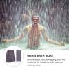 Cabilock Mens Shower Wrap Bath Towel with Snap Closure Microfiber Wearable Bath Skirt Soft Blanket Robe for Home Dorm Hotel Spa Gym Grey view 4