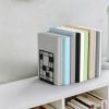 Cabilock 1pair Book Holders Nonslip Elegant Bookcase Organizers for Home Office School Practical Storage for Heavy Books and Magazines view 4