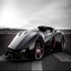 Iconic Arts Supercar- Lamborghini Diamante Black Laminated 24x36 Poster view 1