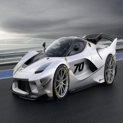 Iconic Arts Supercar- Ferrari FXX K-Evo Laminated 18x24 Poster