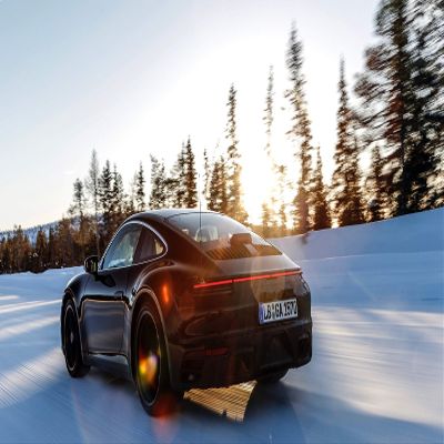 Iconic Arts Supercar- Porsche 911 Laminated 18x24 Poster