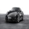 Iconic Arts Supercar- Porsche Cayman Black Edition Laminated 24x36 Poster view 1