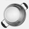 201 Stainless Steel Steamer/Soup Pot 1-layer Household With Steamer 20cm/22cm/24cm/26cm Commercial Suitable for Gas Stove/Induction Cooker Suitable for 1-5 People (Size : 26cm) view 4
