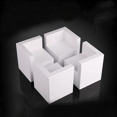 Mysummer Set of 4 Bed Risers White Furniture Risers Heavy Duty Lifts Height 2", Solid Natural Wood Risers for Bed, Furniture, Table, Sofa,Chair Risers Furniture Legs