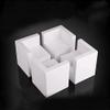 Mysummer Set of 4 Bed Risers White Furniture Risers Heavy Duty Lifts Height 2", Solid Natural Wood Risers for Bed, Furniture, Table, Sofa,Chair Risers Furniture Legs view 1