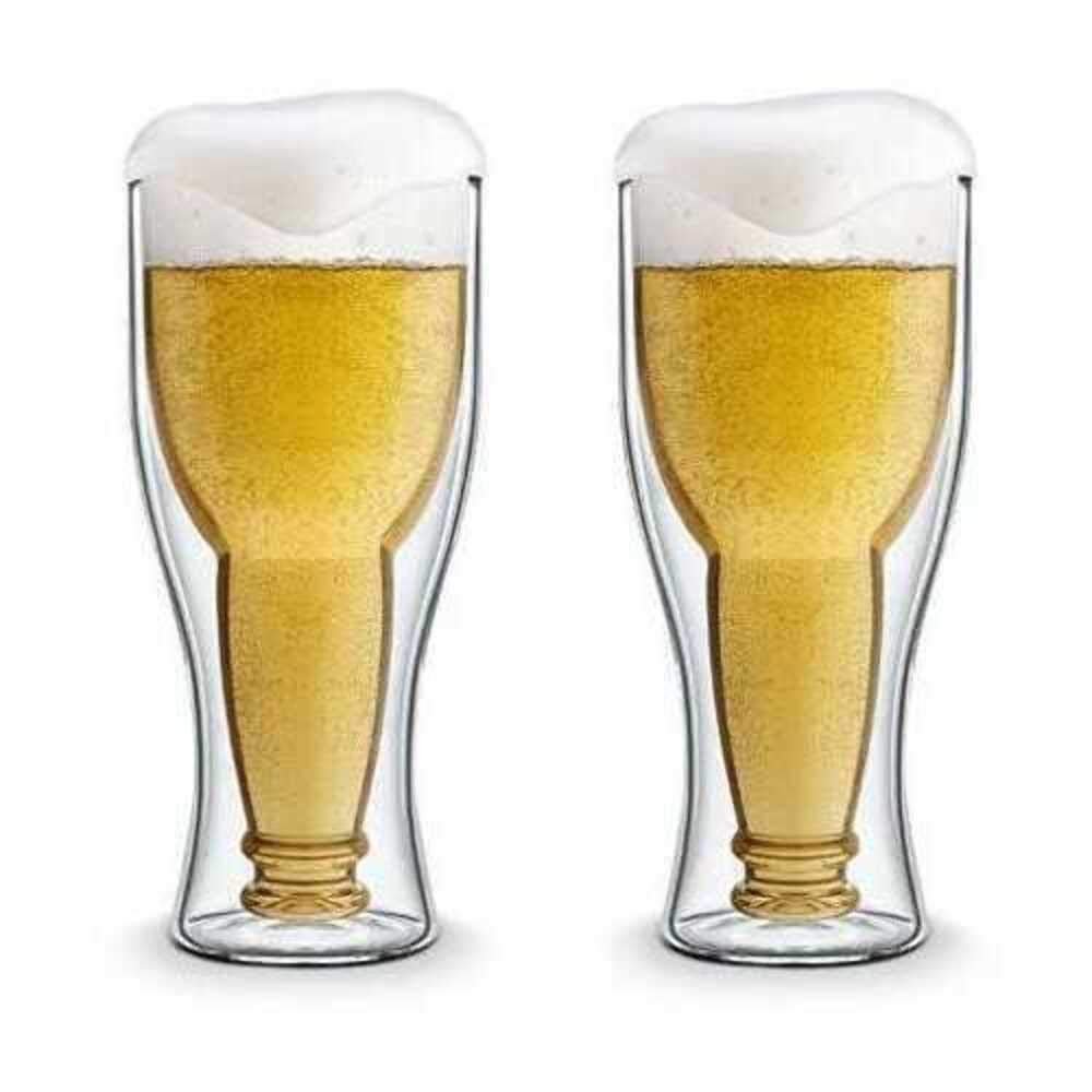 Bottoms Up Cheers N Beers Bottle In Cup - Pack: One Glass K290-17901455557