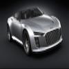 Iconic Arts Supercar Laminated Poster 24x36- Audi E-Tron Silver view 1