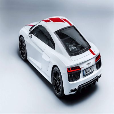 Iconic Arts Supercar Laminated Poster 24x36- Audi R8 V-10 RWS