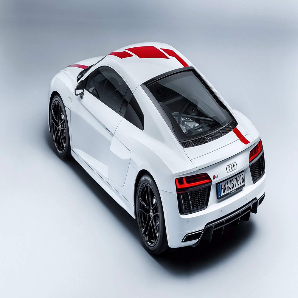 Iconic Arts Supercar Laminated Poster 24x36- Audi R8 V-10 RWS