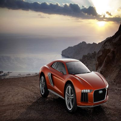 Iconic Arts Supercar Laminated Poster 24x36- Audi Nanuk Quattro Concept Car