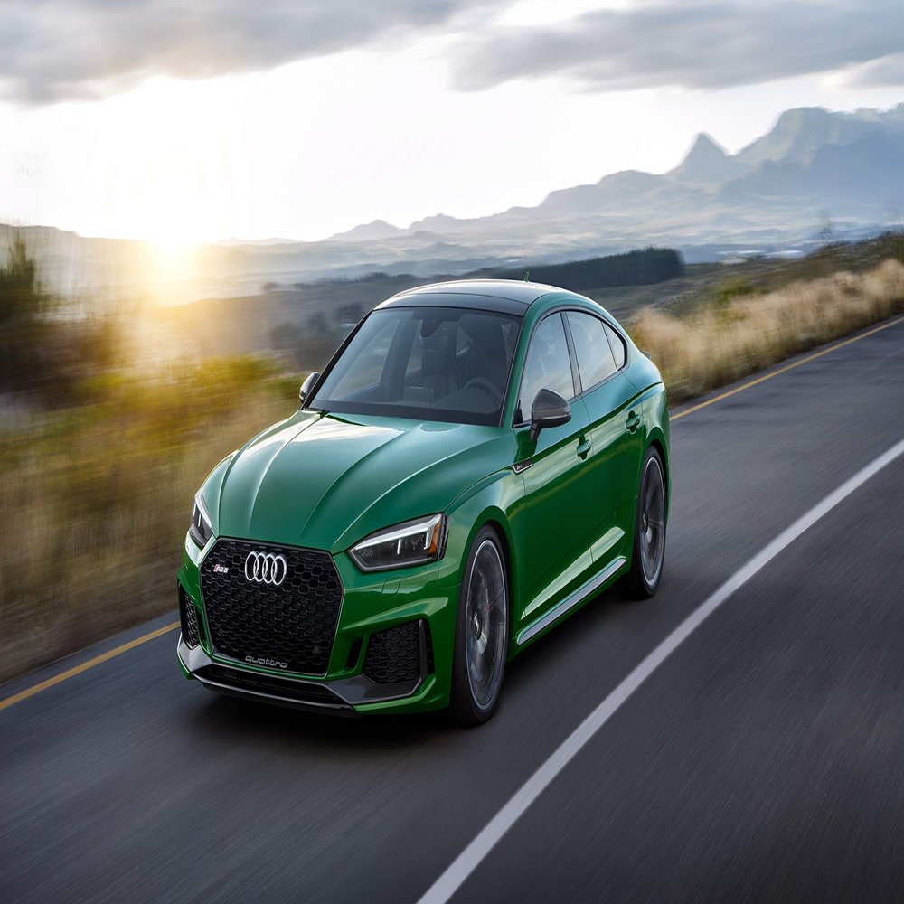 Iconic Arts Supercar Laminated Poster 24x36- Audi RS-5 Sportback Green