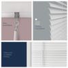 Mood Mini Blinds | 62 inch Blinds for Windows | 1" Cordless Vinyl Window Treatment | Premium White | 62 x 72 view 4