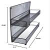 HopeHope Metal Storage Rack Shelves for Garage Kitchen, 4 Tier Spice Rack Organizer Kitchen Storage Organizer Shelf view 2