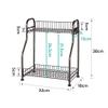 HopeHope 2 Tier Spice Rack Organizer Kitchen Storage Organizer Shelf Organizer for Your Kitchen Cabinet view 2