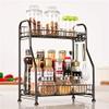 HopeHope 2 Tier Spice Rack Organizer Kitchen Storage Organizer Shelf Organizer for Your Kitchen Cabinet view 3
