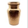 Copper Water Bottle (30oz/900ml) w/Copper Tumbler, Carrying Bag & Deco Sleeve | Pure Copper Bottle for Drinking Water | Authentic Ayurvedic Copper Bottle view 2