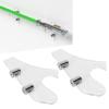 AUNMAS Light Saber Wall Mount, Transparent Acrylic Lightsaber Wall Mount Rack, Clear Display Stand Bracket (3.5 x 5.9 inch) view 4