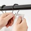 CXYGZLJ Curtain Rod Adjustable Tension, Stainless Steel, 2.5CM Thickened Diameter Wardrobe Fence (90-160 cm) Shower Curtain Rod Pull Rod (Color : White, Size : 127-220cm) view 4