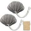 2 Packs of Iron Seashell with Bag - A Natural Source of Iron to Reduce The Risk of Deficiency, an Effective and Safe Cooking Tool, Ideal for Pregnant Women Vegans Athletes view 1