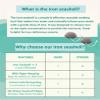 2 Packs of Iron Seashell with Bag - A Natural Source of Iron to Reduce The Risk of Deficiency, an Effective and Safe Cooking Tool, Ideal for Pregnant Women Vegans Athletes view 2