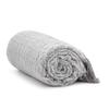 Americanflat 50x60 Throw Blanket - Soft and Breathable Cotton Throw Blanket for Couch, Bed, Chair - Decorative Blankets Perfect for Home, Office, or Outdoor Use - Grey and White Mini Diamond Design view 1
