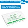 15 +5 Pack 204814 HEPA Filter Bags plus Belts, for Kirby Vacuum Bags 204811 204808 205811, Universal White Cloth Bags Fit for Sentria Models & All Generation with F-Style and Twist-Style view 2