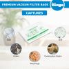 15 +5 Pack 204814 HEPA Filter Bags plus Belts, for Kirby Vacuum Bags 204811 204808 205811, Universal White Cloth Bags Fit for Sentria Models & All Generation with F-Style and Twist-Style view 3