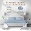 1000 Thread Count Egyptian Cotton Sheets Queen Size, 4 Pc Luxury Sheets Set, Long Staple 100% Cotton Sheets for Queen Size Bed, 16" Deep Pocket Hotel Style Sheets, Sateen Sheets Queen, Light Blue view 4