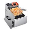 WeChef Commercial Electric Deep Fryer 12L 2500W Single Removable Basket Stainless Steel Electric Countertop Fryer for Commercial Use Snack Stand Food Truck view 1
