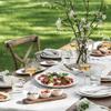 Villeroy & Boch Artesano Original 16-Piece Dinnerware Set, Service for 4, Dinner and Salad Plates, Pasta and Rice Bowls, Premium Porcelain, Made in Germany, Microwave and Dishwasher Safe, Creamy White view 4