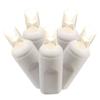 GiftBasket LED White Wire End Connecting 4 in. Spacing 34 ft. Long Light Set with Warm White Lights in Poly Bag view 1